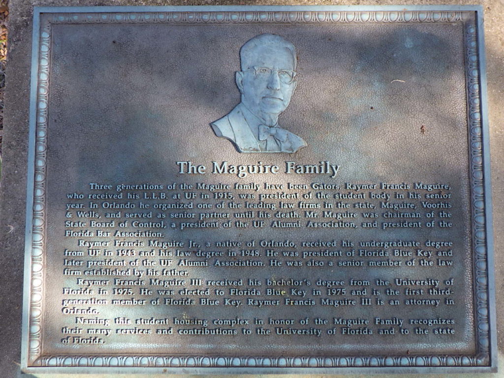 Raymer Maguire Village Honorary Plaque